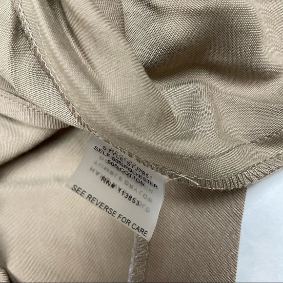 Sugarlips Jacket Coat Women's Size Large Tan Open Front Trench NO‎ BELT NWT - Picture 7 of 7